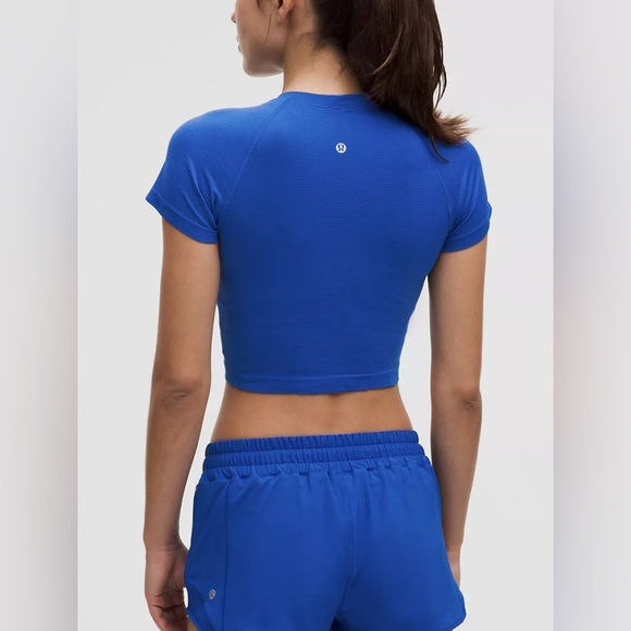 LULULEMON - Swiftly Tech Cropped Short-Sleeve Shirt 2.0 - Picture 7 of 8